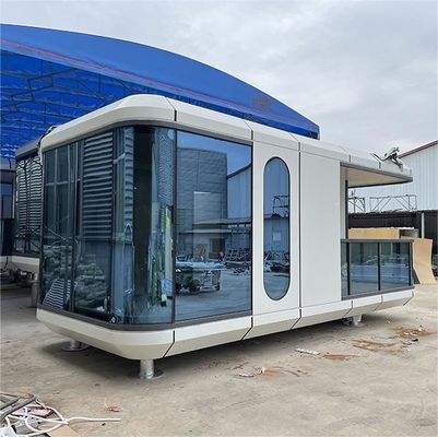 Mobile Tiny Hotel Modern Design Space Capsule House with Sandwich Panel Steel