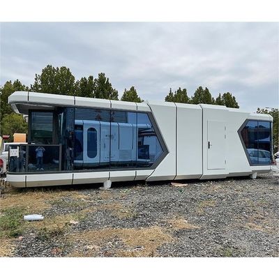 Mobile Tiny Hotel Modern Design Space Capsule House with Sandwich Panel Steel