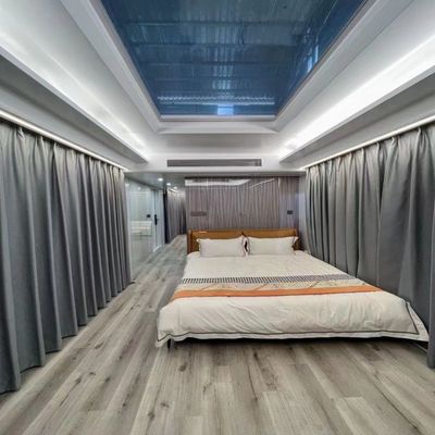 Capsule Prefab House Steel Structure Modular Container Home Customized Color