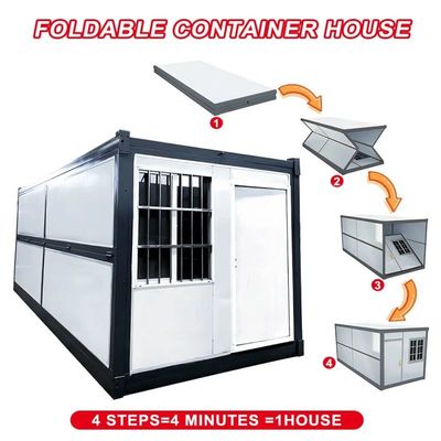 20ft Foldable Prefabricated Container House for Workshop Warehouse Construction Office