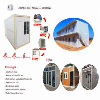 Villa 20ft 40ft Portable Prefab Shipping Container Home Foldable and Easy to Assemble