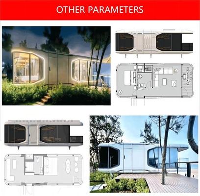Prefab Space Capsule Bedroom Hotel Cabin Modular Folding Tiny Container House for Apartment