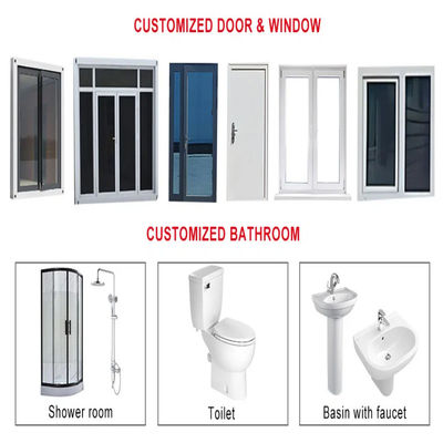 2 Bedroom Prefab Detachable Container Villa For Food Restaurant