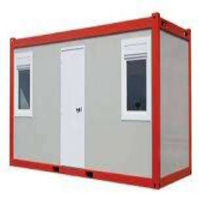 Steel Frame Foldable Prefabricated Caravan Easy Assembly 20ft Container House