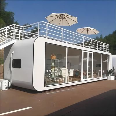 Villa Outdoor Living and Working Office Pod Apple Cabin Customized Modular Design Prefabricated Prefab House