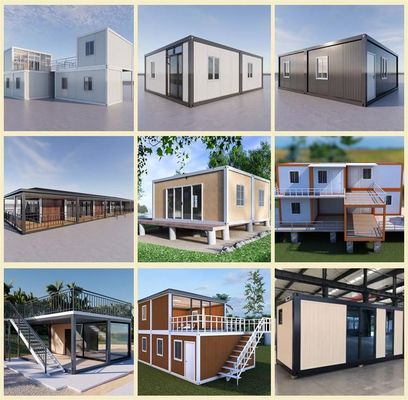 Flat Package Container Houses 2 Bedroom 40ft Luxury House Studio Home K Cloud Villa