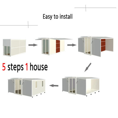 Prefab Expanding Container House Luxury Dormitory Canteen with Bathroom and Kitchen